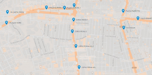 Mappa parcheggi San Giovanni Rotondo - Abaco Mobility