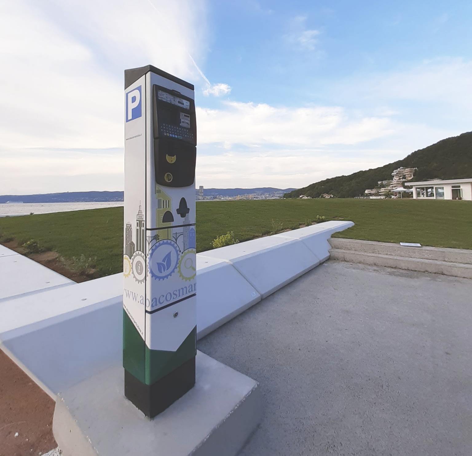 Inaugurazione Acquario Muggia - parchimetro - Abaco Mobility